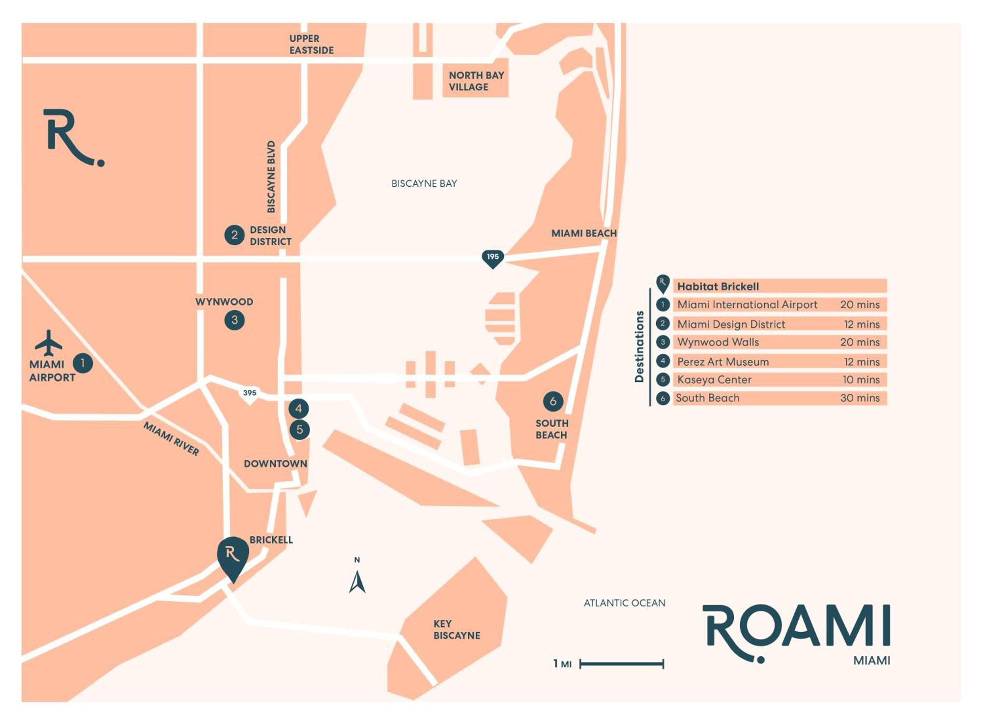 Roami At Habitat Brickell Aparthotel Miami Kültér fotó
